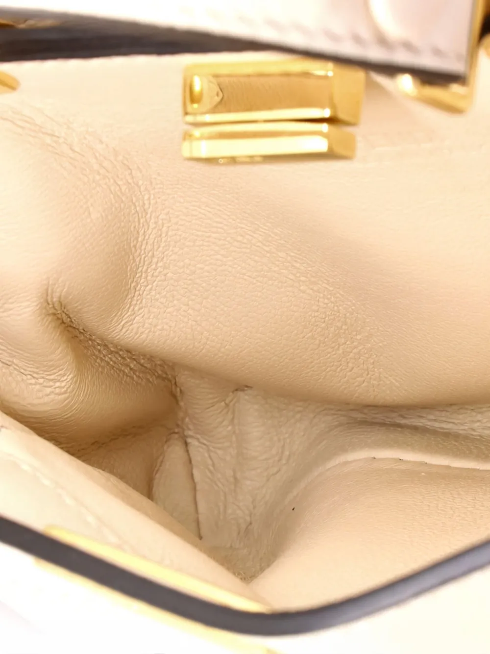 Fendi Peekaboo Bag Leather Nano crossbody bag - Image 4