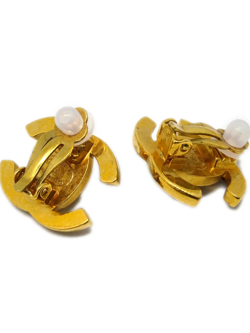 CHANEL 1996 CC turn-lock clip-on earrings - Image 3